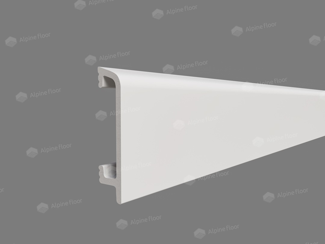 Напольный плинтус Tanle TL019045 Коллин  Белый