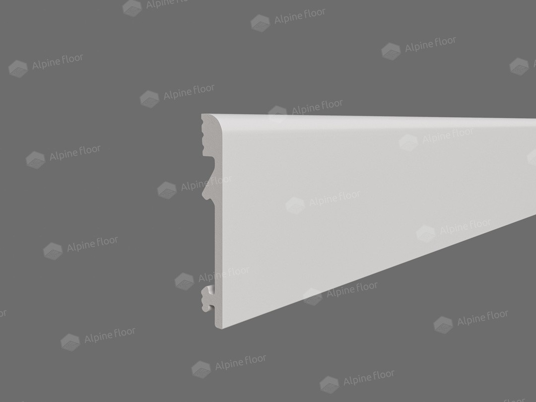 Напольный плинтус Tanle TL011011 Лавуар  Белый